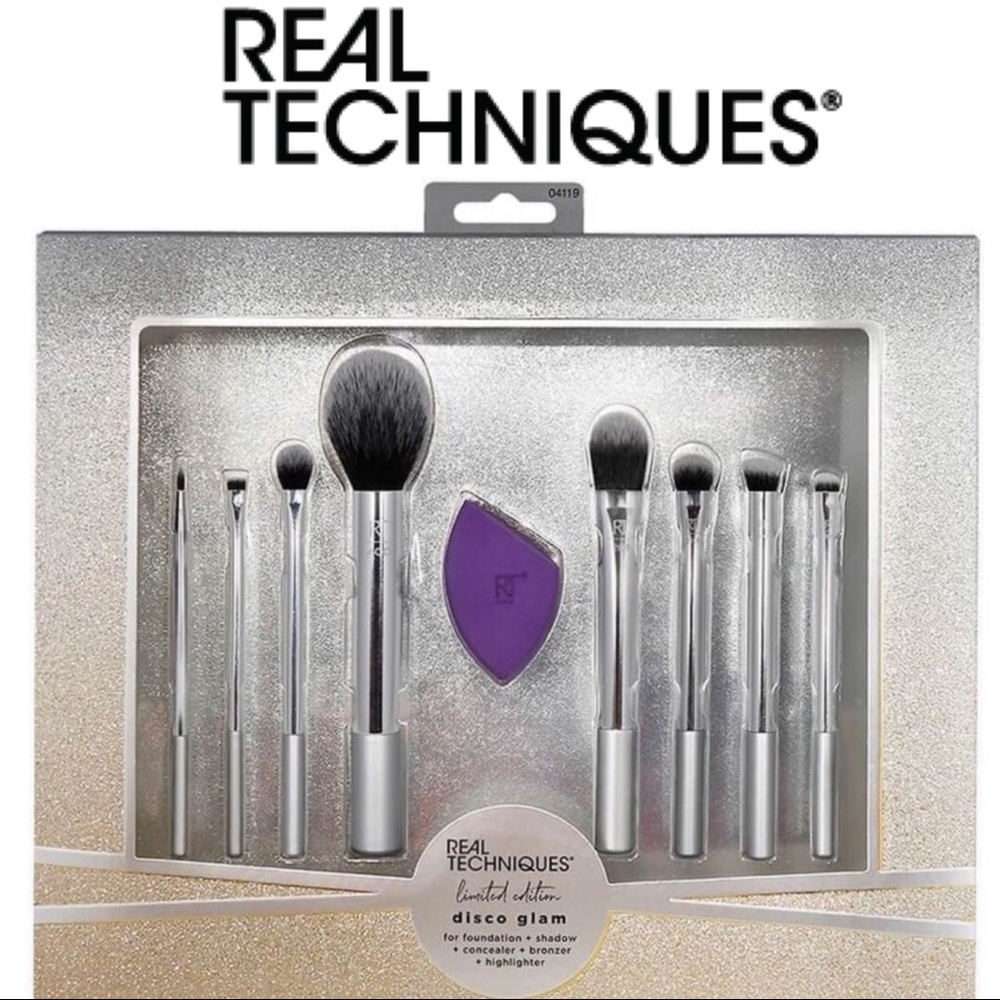 REAL TECHNIQUES DISCO GLAM BRUSH SET